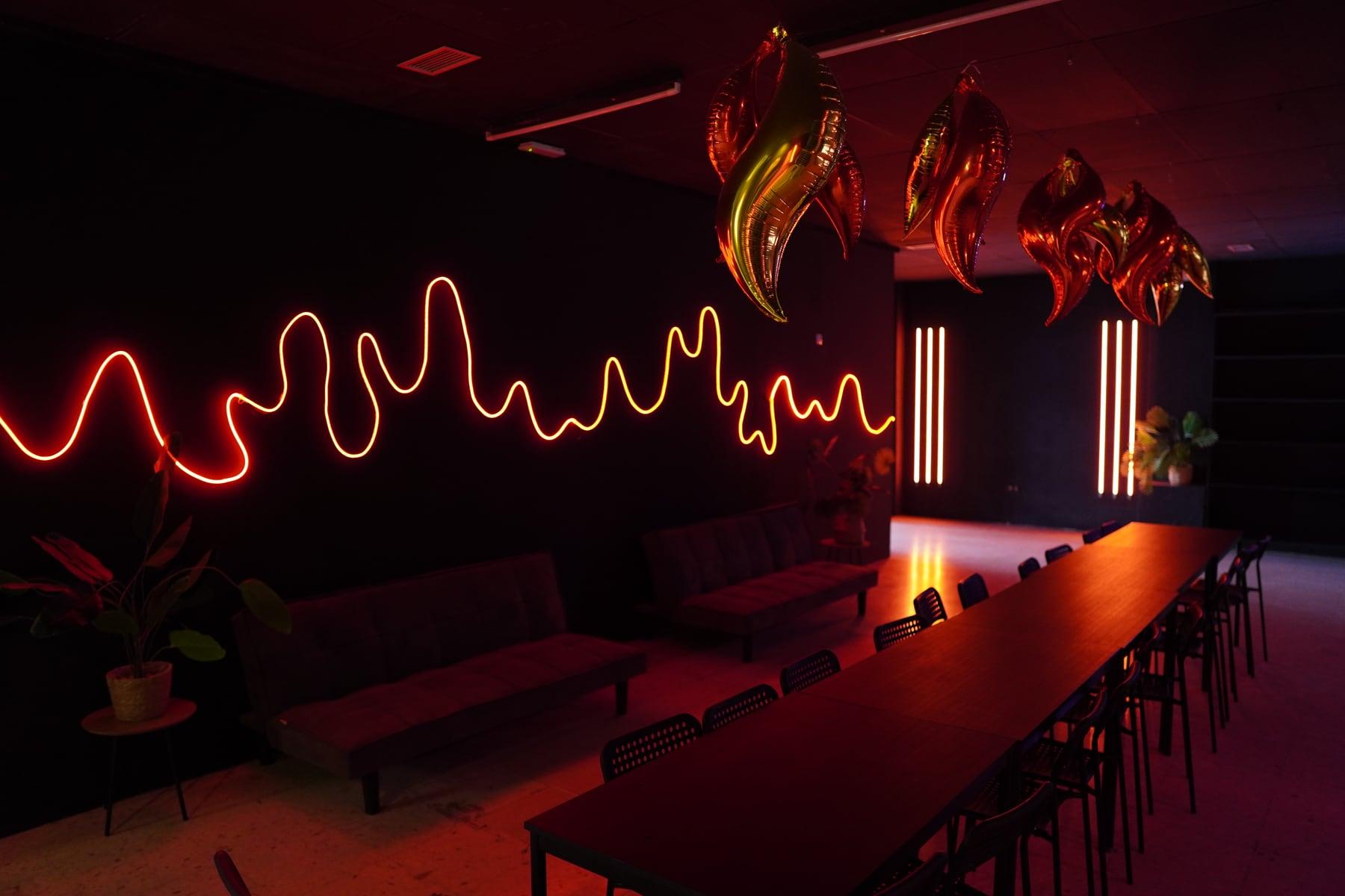 Sala para fiestas de cumpleaños en The Floor Is Lava